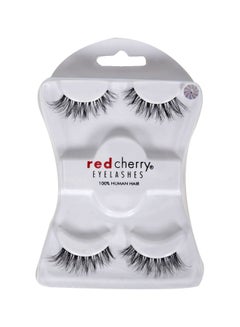 Pair Of 2 False Eyelashes DW Black