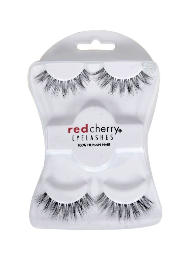 ريد تشيري زوجان من رموش صناعية WSP أسود