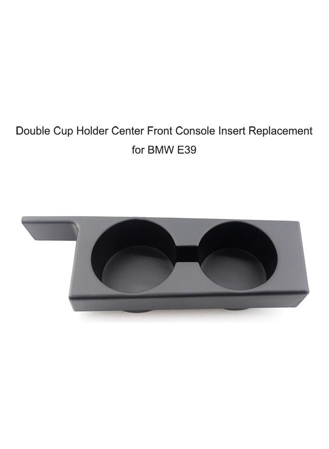 Double Cup Holder Center Front Console Insert Replacement for BMW E39 - Image 2