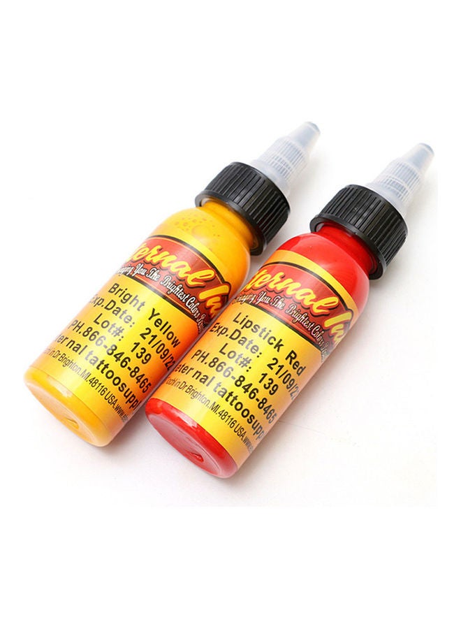 30ML Professional Eternal Tattoo Ink DIY Monochrome Tattoo Pigment Practice multicolor - Image 4