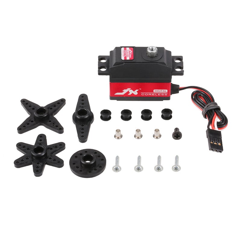 JX PDI-2506MG Metal Gear Digital Coreless Servo For RC 450 500 Helicopter 6 x 3.3 x 6cm - Image 5