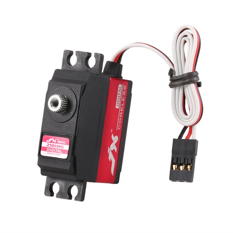 JX PDI-2506MG Metal Gear Digital Coreless Servo For RC 450 500 Helicopter 6 x 3.3 x 6cm - Image 3