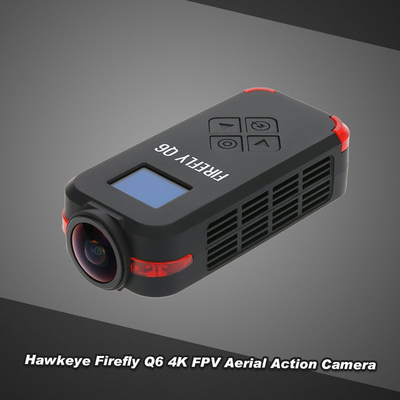 HawkEye - Firefly Q6 4K HD FPV Aerial Action Camera For ZMR250 GoolRC 210 QAV180 Racing Drone - Image 1