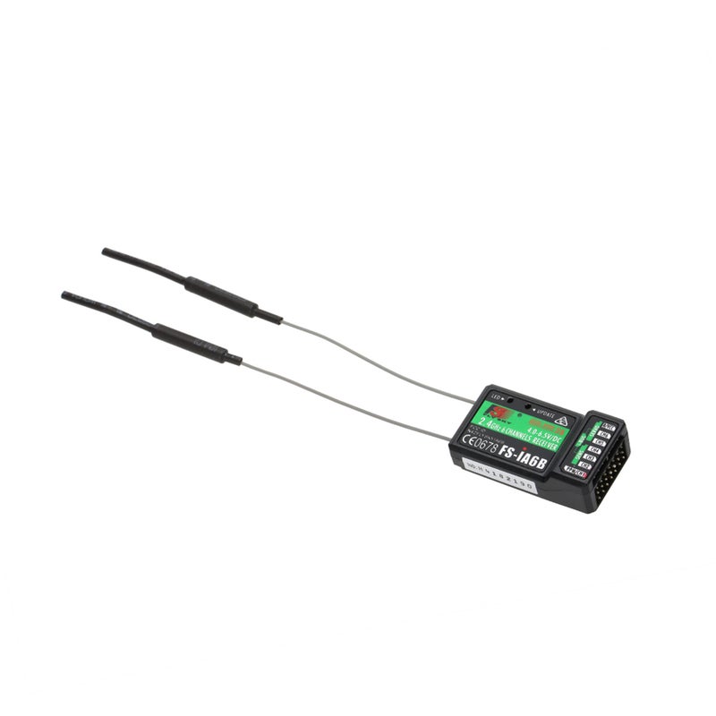 Flysky - FS-i6s 2.4G 10CH AFHDS 2A Touchscreen Transmitter With FS-iA6B 6CH Receiver 27 x 11 x 22cm - Image 1