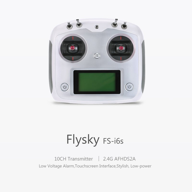 Flysky - FS-i6s 2.4G 10CH AFHDS 2A Touchscreen Transmitter With FS-iA6B 6CH Receiver 27 x 11 x 22cm - Image 1