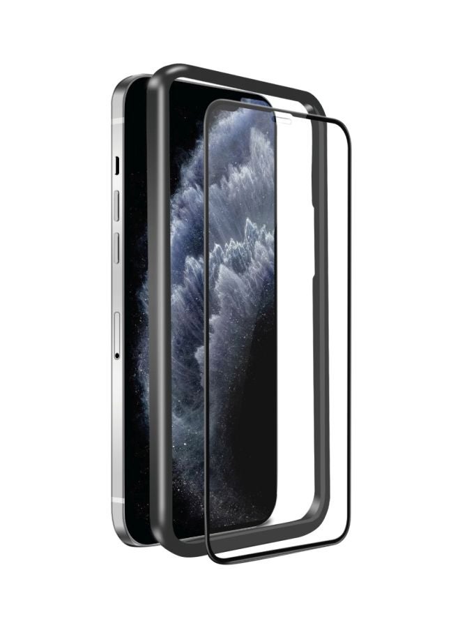 Baykron 3D Tempered Glass Screen Protector For Apple iPhone 12 Pro Max Clear/Black