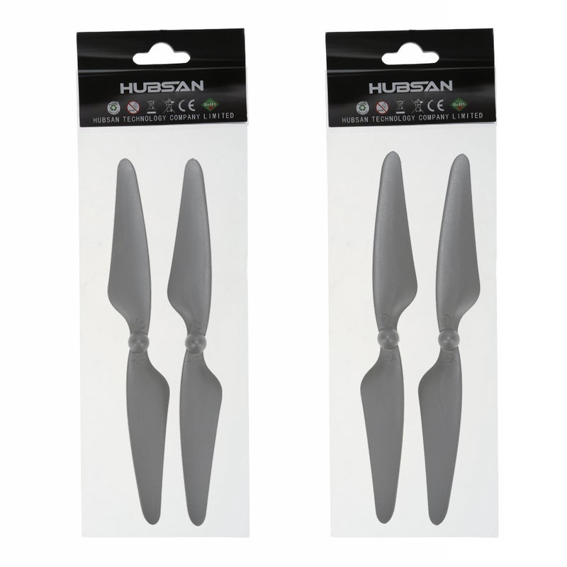 Hubsan - 4-Piece H501S-05B CW/CCW Propeller Blade For Hubsan RC Quadcopter 19 x 2 x 9cm - Image 1