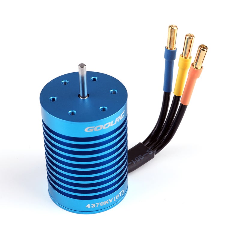 GoolRC - 3650 4370KV 4 Poles 45A Sensorless Brushless Motor And ESC 10 x 6 x 8cm - Image 1