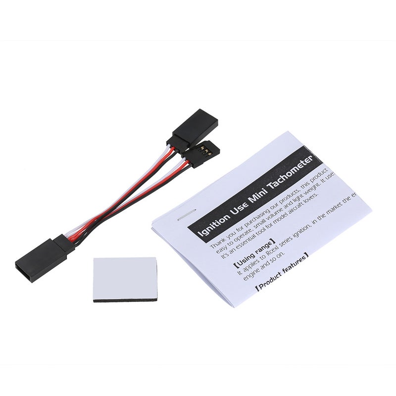 G.T.POWER - Ignition Mini Tachometer Revolution Meter For RC CDI Petrol Gas Engine 9 x 3 x 6.5cm - Image 1