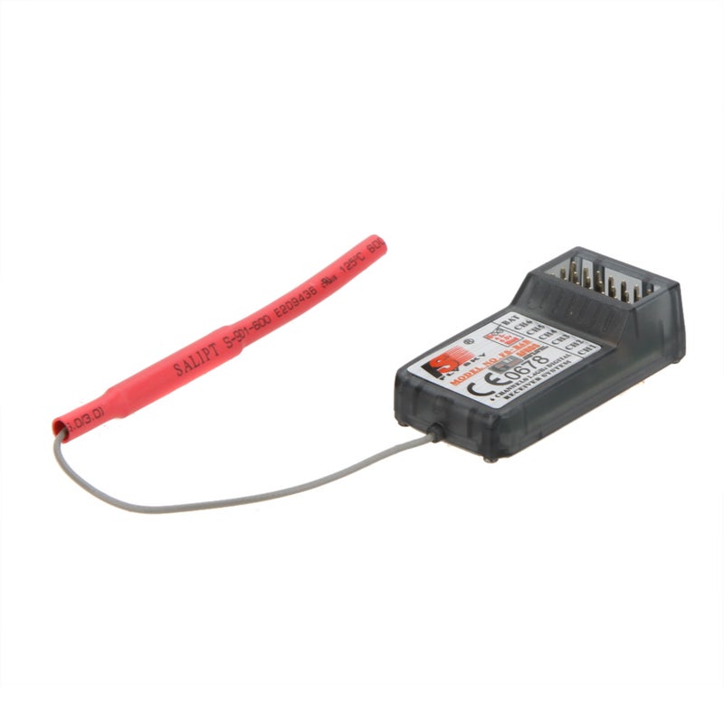 Flysky - 2-Piece FS-R6B 2.4Ghz 6CH Receiver For FlySky Transmitter 10 x 2.5 x 10cm - Image 1