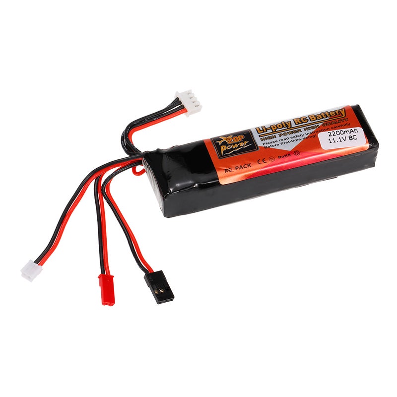 Generic - High Quality 11.1V 2200mAh LiPo Battery For Futaba/JR Walkera 10 x 2 x 10cm - Image 1
