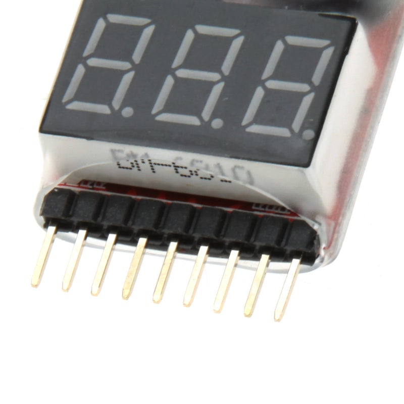 null - 5-Piece 1-8S Indicator RC Li-ion Lipo Battery Tester Set 9 x 4 x 5cm - Image 1