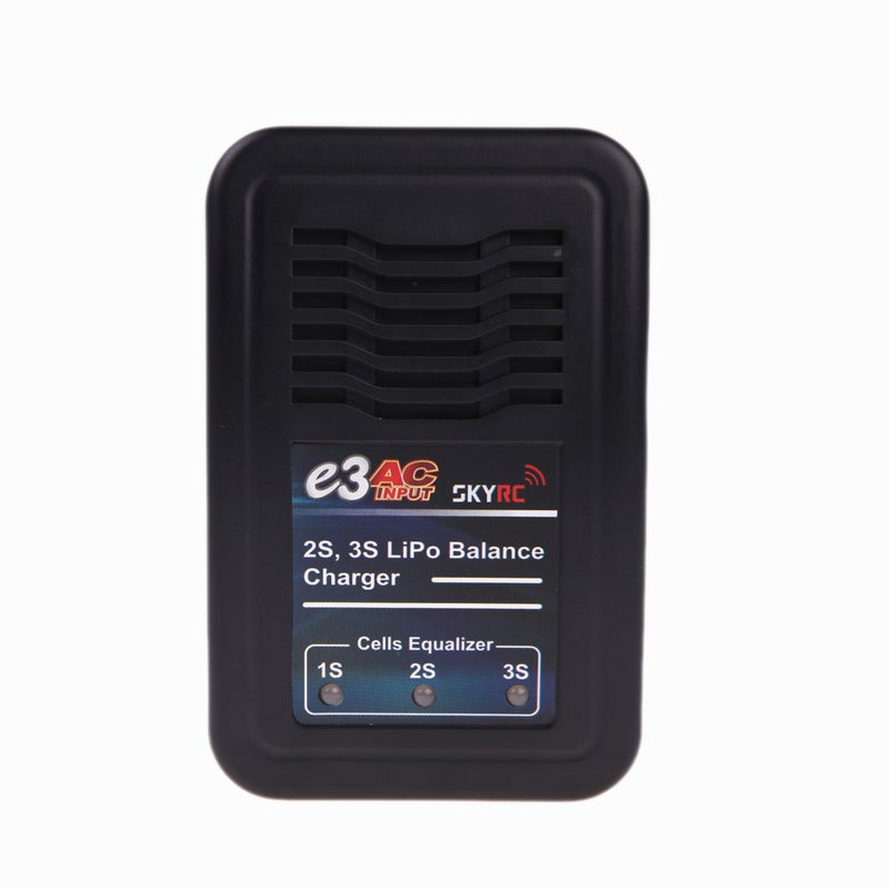 SKYRC - SK-100081 E3 AC Input 2S 3S Lipo Battery Balance Charger For RC Batteries 12 x 6.5 x 8cm - Image 1