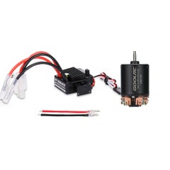GoolRC 540 35T 4 Poles Brushed Motor And 60A Waterproof ESC 10.2 x 6 x 8cm  - Image 1