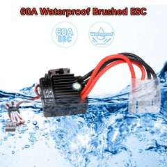 GoolRC 540 35T 4 Poles Brushed Motor And 60A Waterproof ESC 10.2 x 6 x 8cm  - Image 3