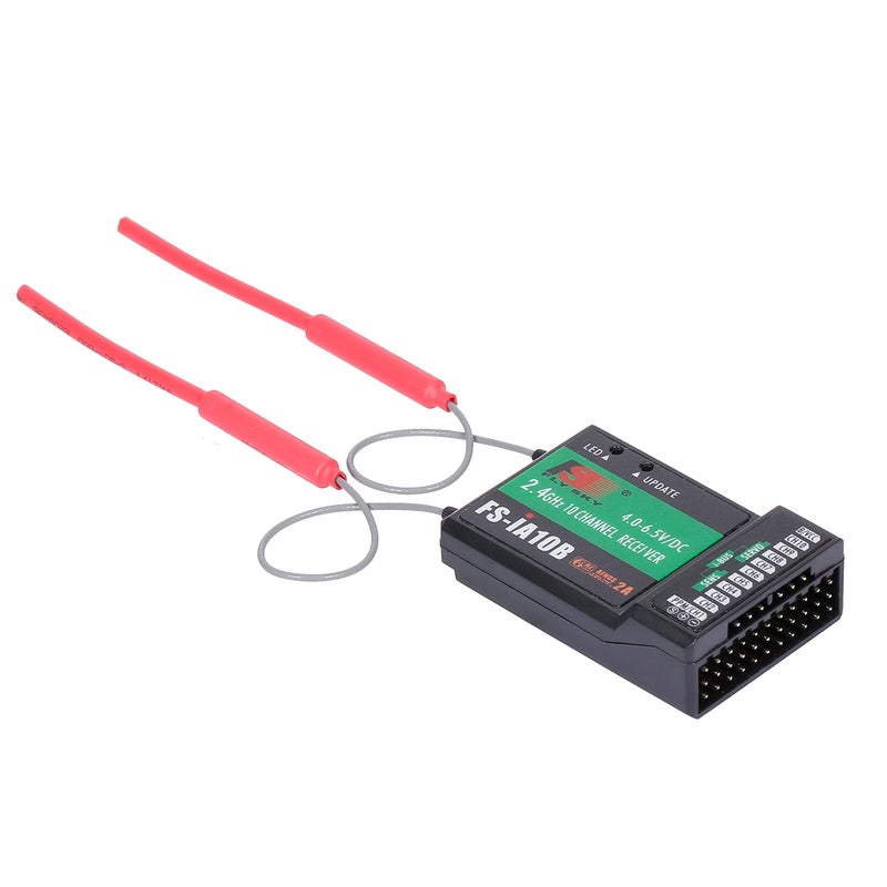 Flysky - FS-iA10B Receiver 2.4G 10CH For Flysky Transmitter 10 x 2 x 5cm - Image 1