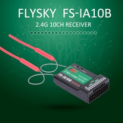 Flysky FS-iA10B Receiver 2.4G 10CH For Flysky Transmitter 10 x 2 x 5cm  - Image 1