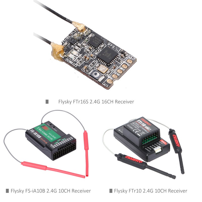 Flysky - FS-iA10B Receiver 2.4G 10CH For Flysky Transmitter 10 x 2 x 5cm - Image 1