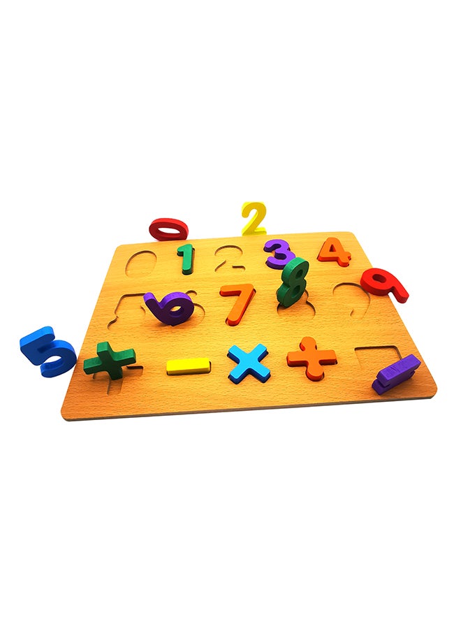 asmat Wooden Kids Numbers  Jigsaws For Education And Learning Puzzles Toy 30 x 23cm - Image 2