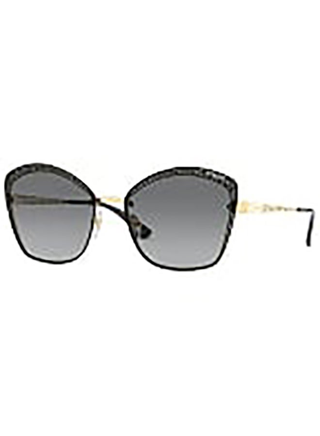 Vogue Women's square GOLD Sunglasses with grey gradient lenses 4141S-280/11 - Image 2