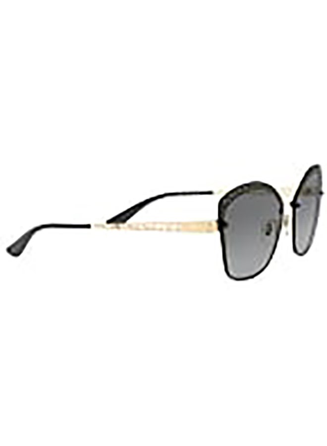 Vogue Women's square GOLD Sunglasses with grey gradient lenses 4141S-280/11 - Image 4