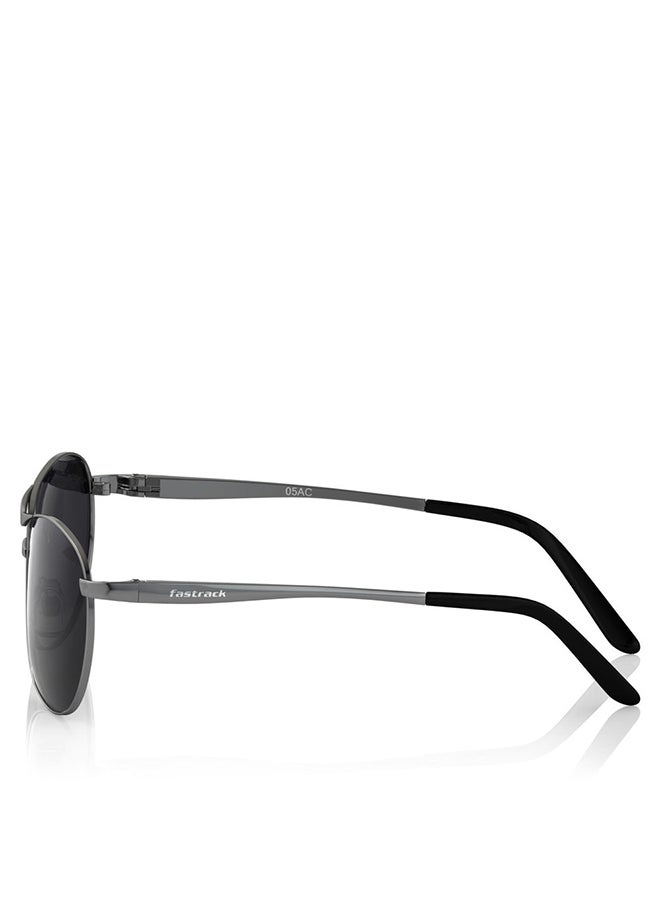 fastrack Men's Square Frame UV Protected Sunglasses M032BK2  - Image 4