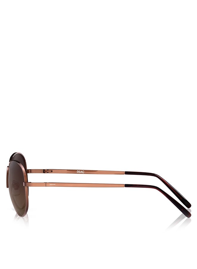 فاستراك نظارة شمسية بإطار بايلوت وعدسات واقية من الأشعة فوق البنفسجية طراز M050BR5 للرجال - Image 4