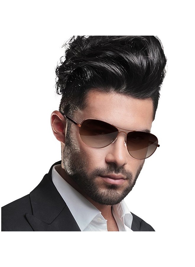 فاستراك نظارة شمسية بإطار بايلوت وعدسات واقية من الأشعة فوق البنفسجية طراز M050BR5 للرجال - Image 5