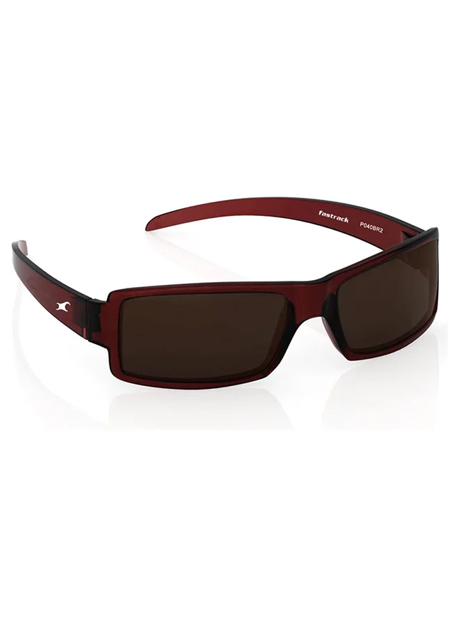 fastrack Brown Rectangle Men Sunglasses (P040BR2|62)