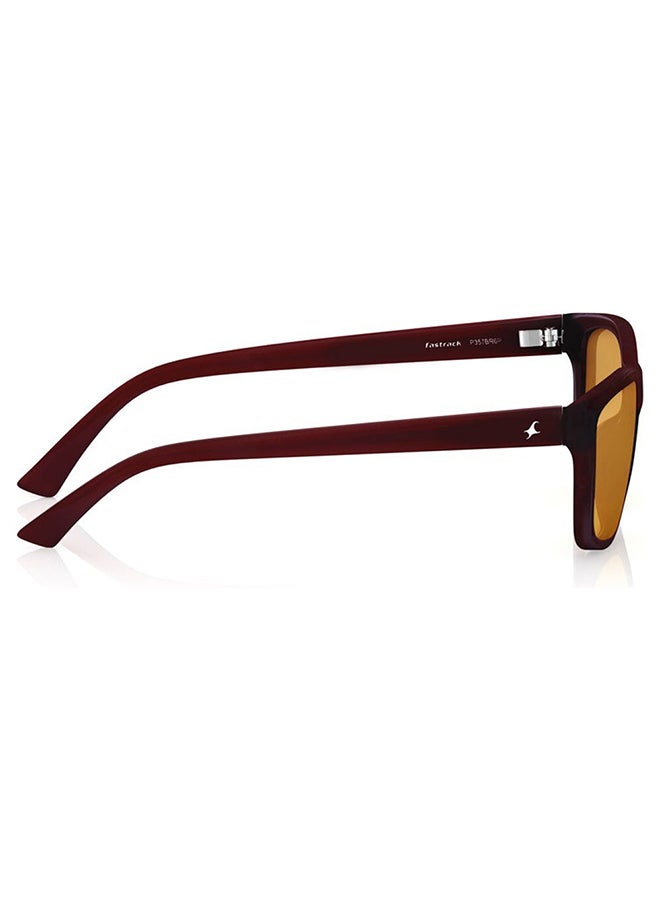 فاستراك نظارة شمسية ذات إطار مربع وعدسات حماية من الأشعة فوق البنفسجية، طراز P357BR6P للرجال - Image 3