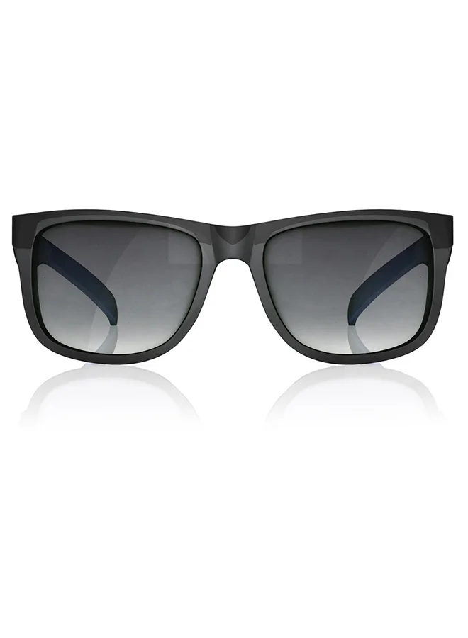 fastrack Black Wayfarer Men Sunglasses (P366BK1|55)