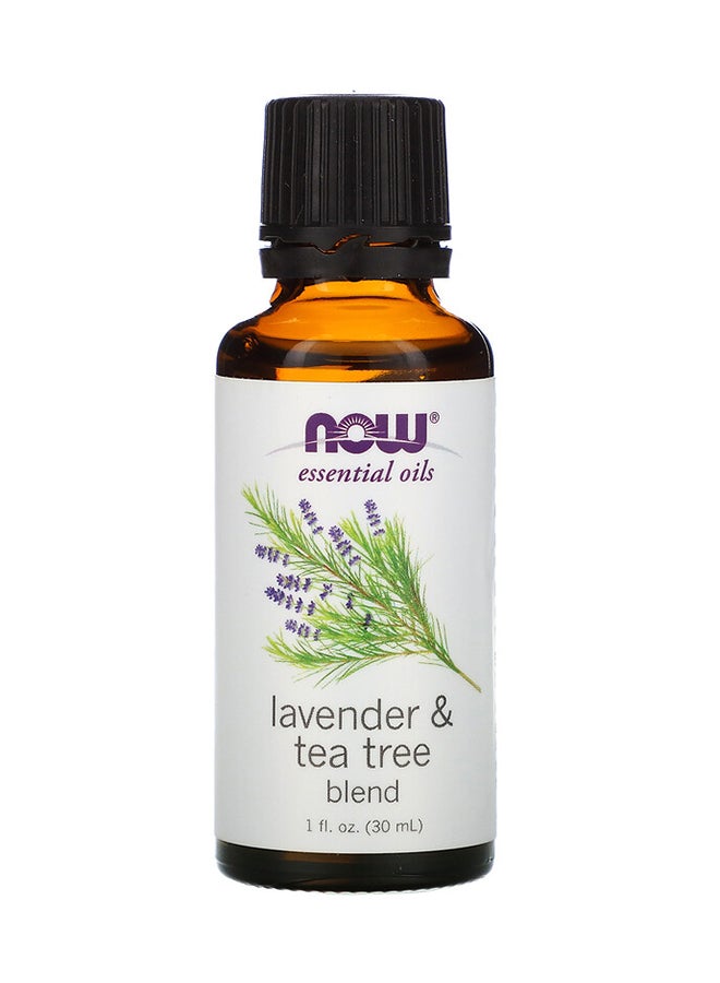 Now Foods Pack Of 2 Lavender And Tea Tree Blend Essential Oil 60ml - Image 1