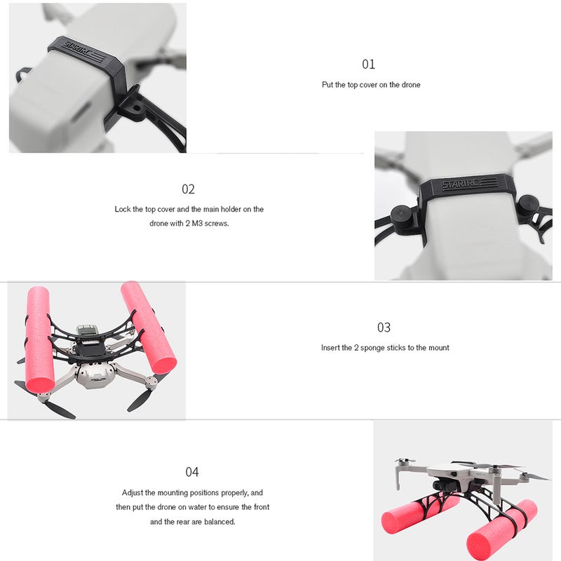 Floating Holder Water Landing Leg Extender Kit For DJI Mavic Mini Drone 22 x 6 x 10cm - Image 4