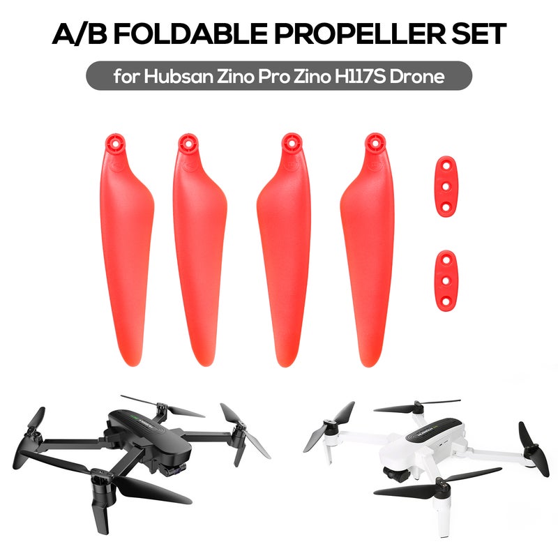 Hubsan Zino Pro A/B Foldable Propeller Set For Hubsan Zino Pro Zino H117S Drone 11 x 1 x 7cm - Image 1