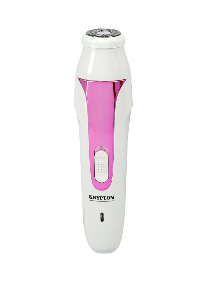 KRYPTON 5-In-1 Portable Hair Trimmer Shaver Pink/White  - Image 4