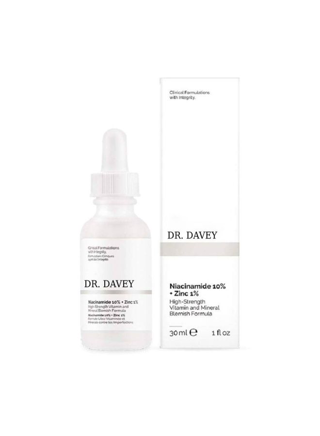 دكتور دافي تركيبة قوية لإخفاء العيوب تحتوي على نياسيناميد 10% + زنك 1% إضافة إلى المعادن والفيتامينات 30ملليلتر - Image 2