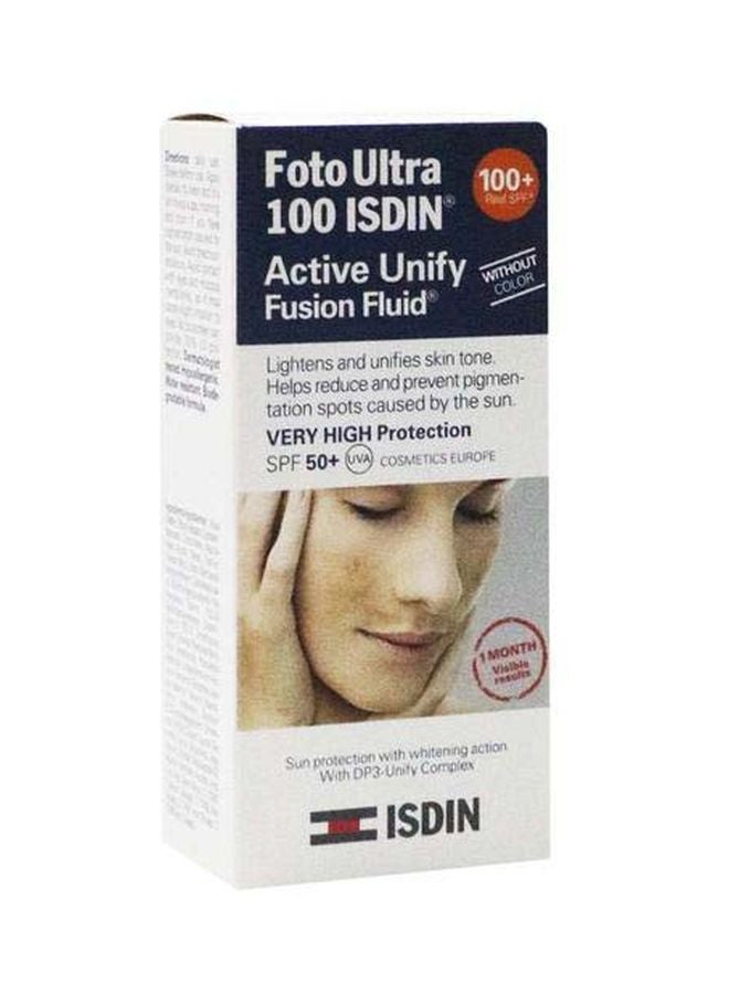 ISDIN Foto Ultra 100 Active Unify Fusion Fluid SPF50+ 50ml
