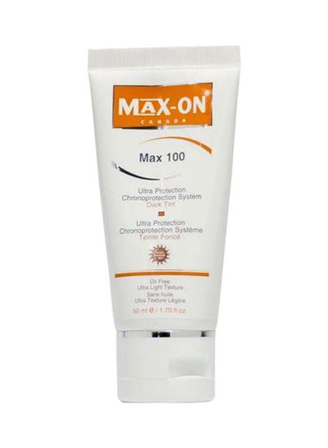MAX-ON Max 100 Ultra Protection Dark Tint Cream 50ml 