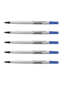 PARKER 5-Piece Roller Ball Refill Set Blue 