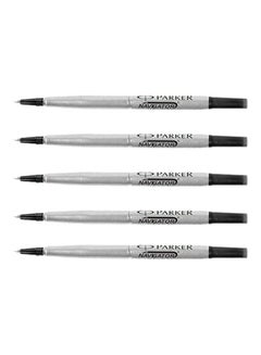 Pack Of 5 Navigator Rollerball Pen Refill Black
