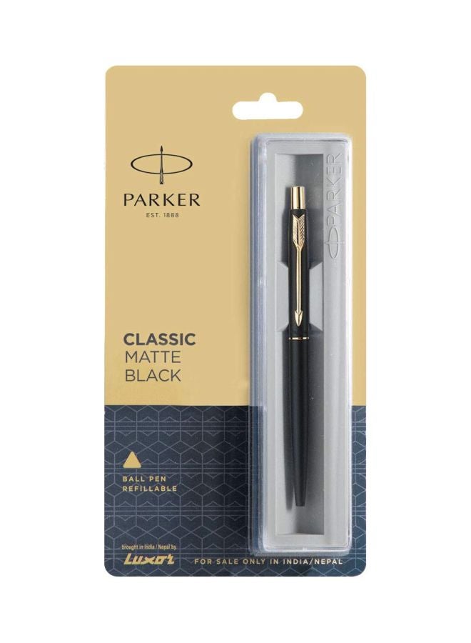 PARKER 4-Piece Classic Matte Ballpoint Pen Set Blue