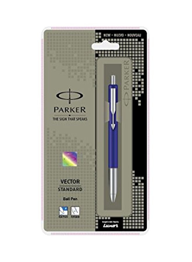 4-Piece Vector Standard Ballpoint Pen Set Blue