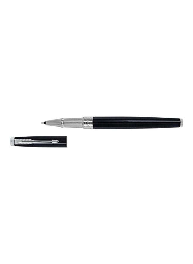 PARKER Aster Lacque CT Roller Ball Pen Black/Silver - Image 4