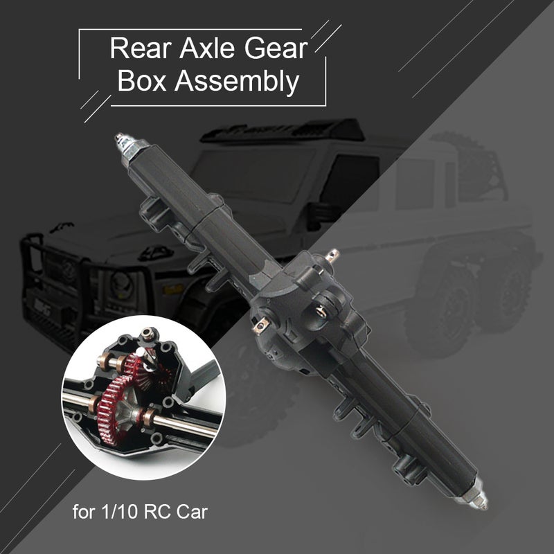 RC Car Accessories Rear Axle Gear Box Assembly Suitable For HG P401 P402 P601 Spare Parts 23.5cm  - Image 3