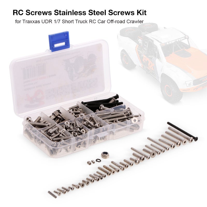 RC Stainless Steel Screws Kit For Short Truck And Car Off-Road Crawler 13.5cm  - Image 5