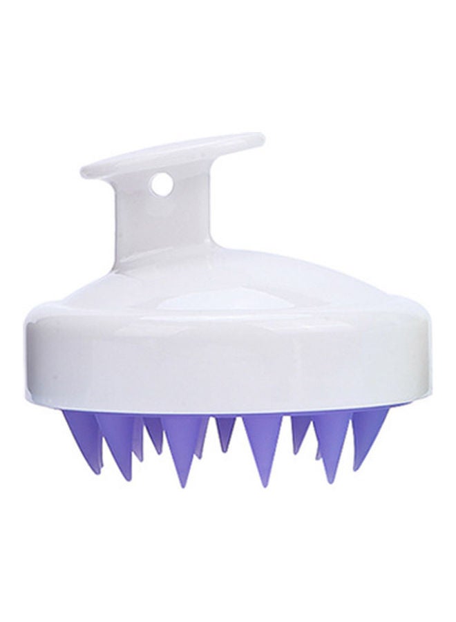 فرشاة شامبو لتدليك الرأس مصنوعة من السيليكون أبيض - Image 1