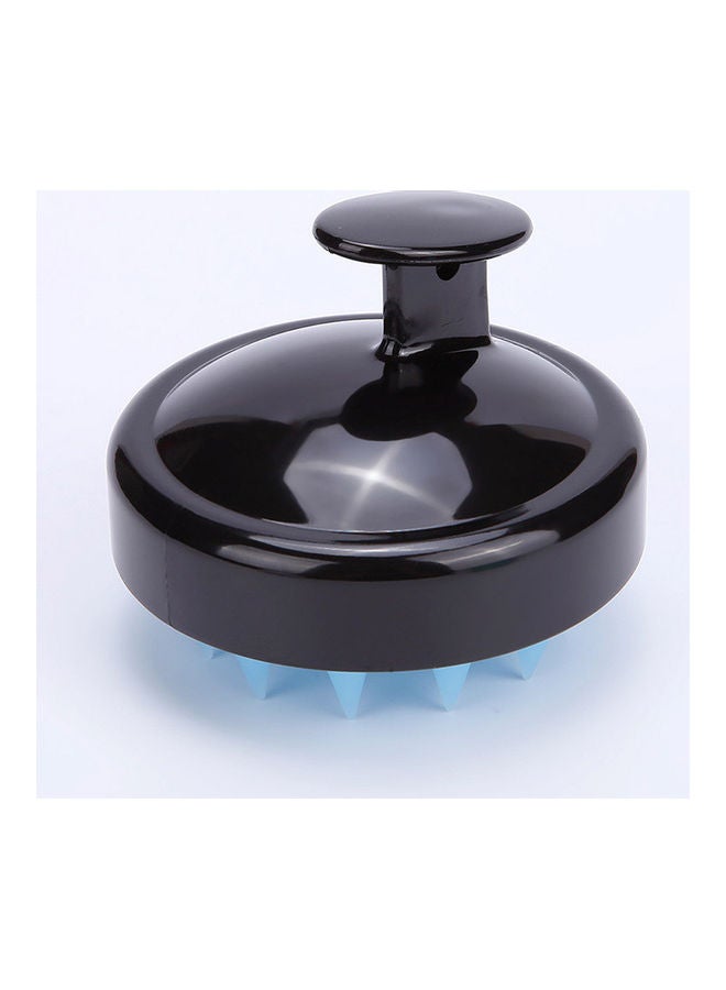 Silicone Head Massager Shampoo Brush Black - Image 2