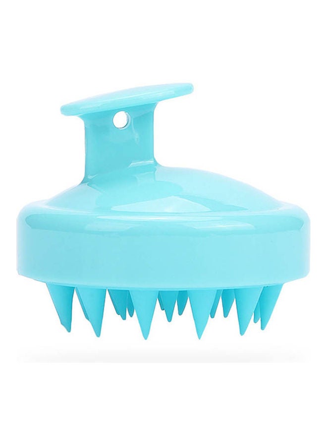 Silicone Head Massager Shampoo Brush Blue - Image 1