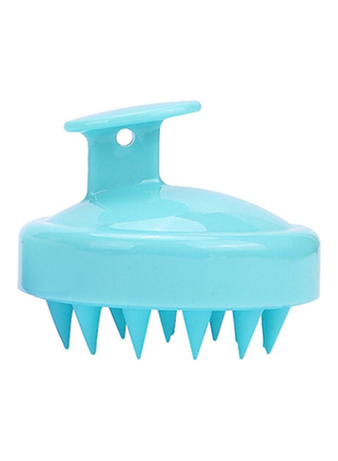 Silicone Head Massager Shampoo Brush Blue - Image 2