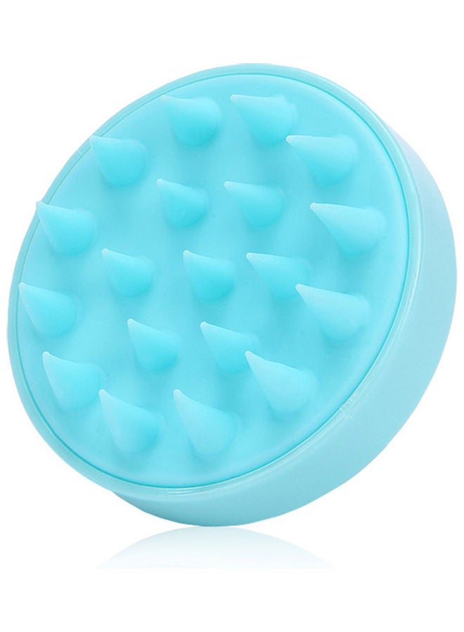 Silicone Head Massager Shampoo Brush Blue - Image 3